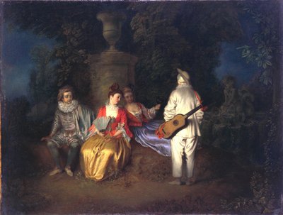 Das Quartett von Jean Antoine Watteau